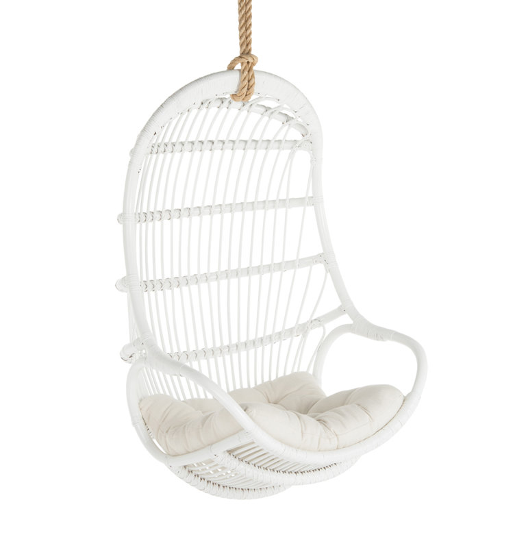 Briaroaks Hanging Rattan Swing Chair & Reviews Joss & Main